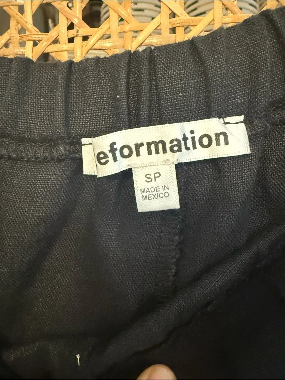 Reformation Olina Linen Short Pant
